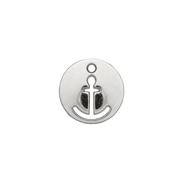 Zierteil Anker [ Ø 12 mm ] – silber metallic,  image number 1