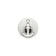 Zierteil Anker [ Ø 12 mm ] – silber metallic,  thumbnail number 1