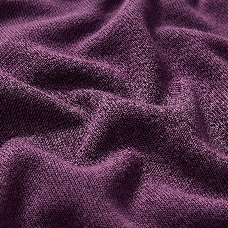 Strickstoff Viskose-Mix superweich – aubergine,  image number 2