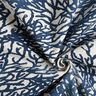 Dekostoff Halbpanama feine Korallen – marineblau/natur,  thumbnail number 3