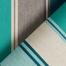Outdoorstoff Canvas gemischte Streifen – blautanne/greige,  thumbnail number 4