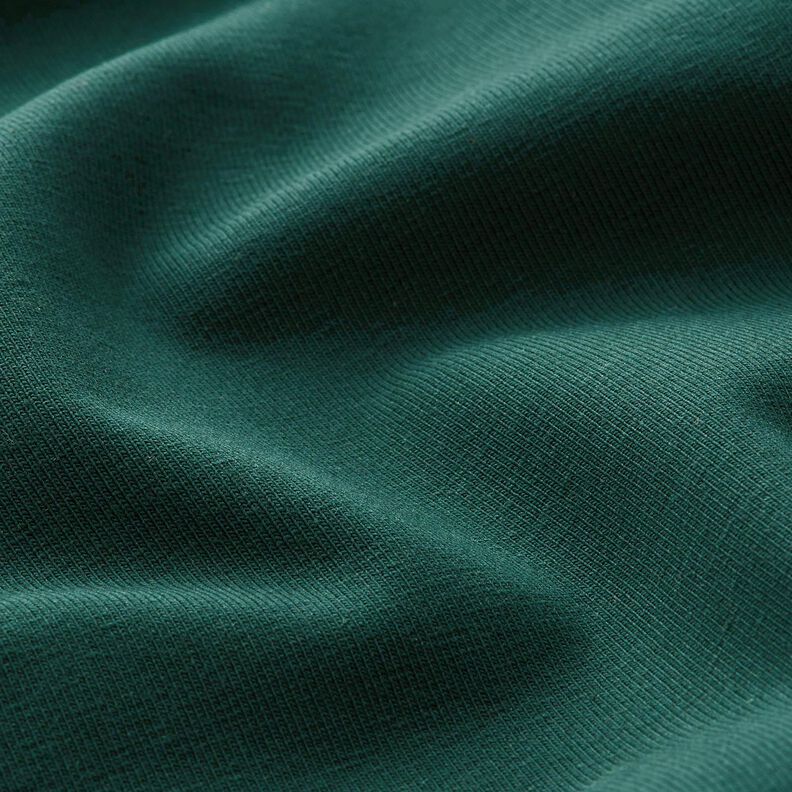 Baumwolljersey Medium Uni – blautanne, image number 4