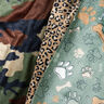 Kuschelfleece Leomuster – mittelbraun,  thumbnail number 5