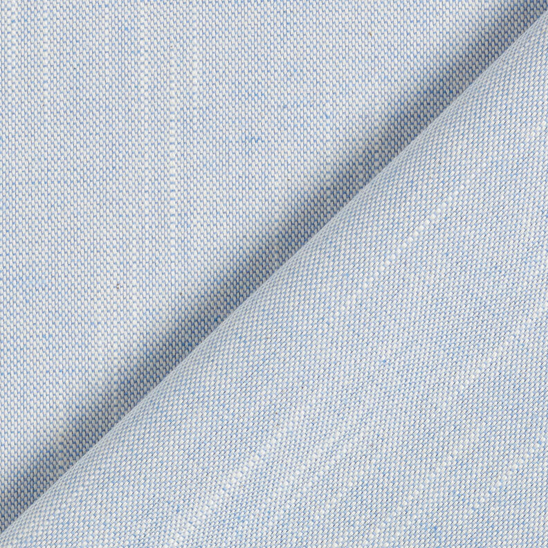 Dekostoff Halbpanama leichte Struktur – hellblau/hellbeige,  image number 4