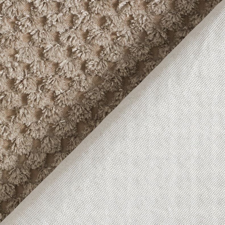 Polsterstoff weiches Strukturmuster – taupe,  image number 3