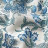 Dekostoff Canvas orientalische Blumenornamente 280 cm – weiss/blau,  thumbnail number 2