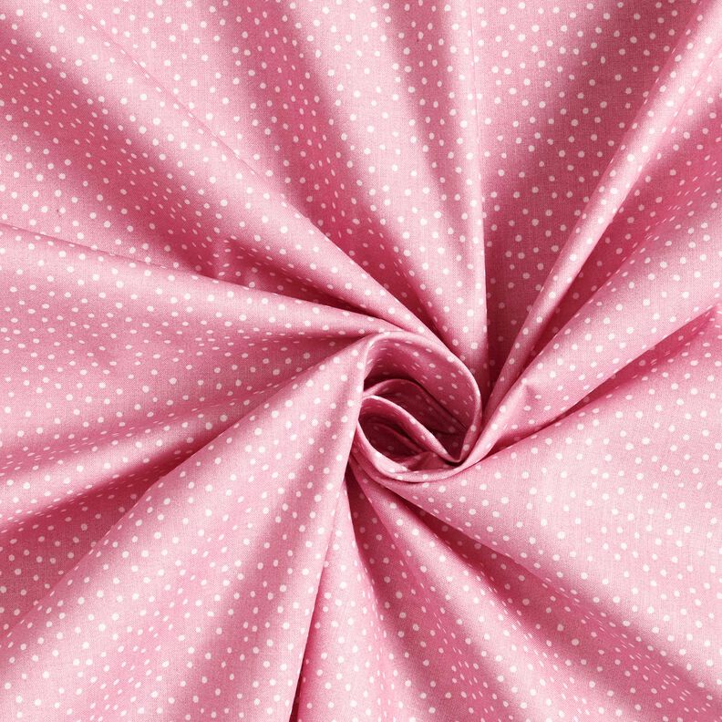 Baumwollstoff Cretonne feine Punkte – rosa, image number 3