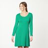 Baumwolljersey Medium Uni – grün,  thumbnail number 6