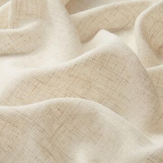 Gardinenstoff Voile Leinenlook 300 cm – natur, 
