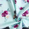 Baumwolljersey Blumen-Pferd | Glitzerpüppi – eisblau/pastellviolett,  thumbnail number 3