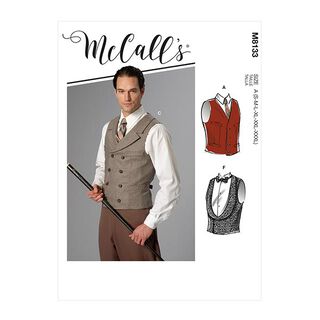 Herren Weste | McCalls 8133 | 32-56, 
