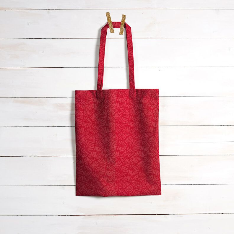 Beschichtete Baumwolle Mini-Fächer – rot,  image number 8