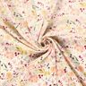 Musselin/ Doppel-Krinkel Gewebe Aquarell Blumenwiese Digitaldruck – creme,  thumbnail number 3