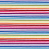 Baumwolljersey Regenbogenringel – weiss/Farbmix,  thumbnail number 1