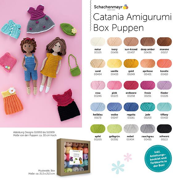 Catania Box Amigurumi Puppen, 25 x 20g | Schachenmayr,  image number 3