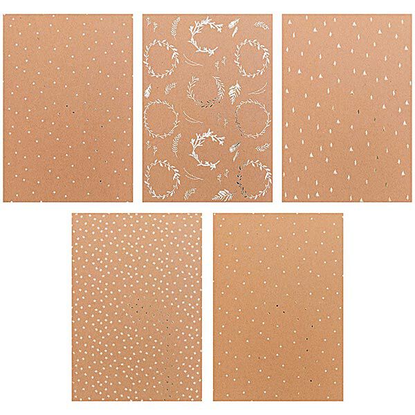 Kraftpapier Block Weihnachten [ A4 | 270 g/m² | 20 Blatt ] | Rico Design,  image number 4