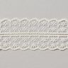 Voile -Spitze Einfassband [48 mm] - wollweiss,  thumbnail number 1