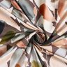 Baumwolljersey Aquarellblüten Digitaldruck – kupfer/pistazie,  thumbnail number 3