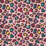 Sweatshirt angeraut buntes Leomuster – rosa,  thumbnail number 1