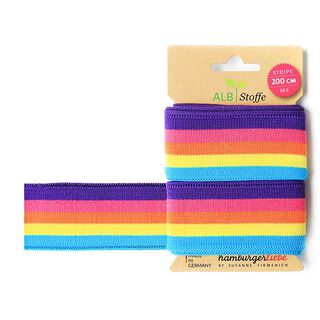 GOTS Bio Jacquardband STRIPE ME COLLEGE [200 cm | 3,5 cm] | Albstoffe | Hamburger Liebe, 