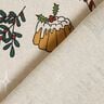 Dekostoff Halbpanama winterliche Skizzen – natur/pinie,  thumbnail number 4