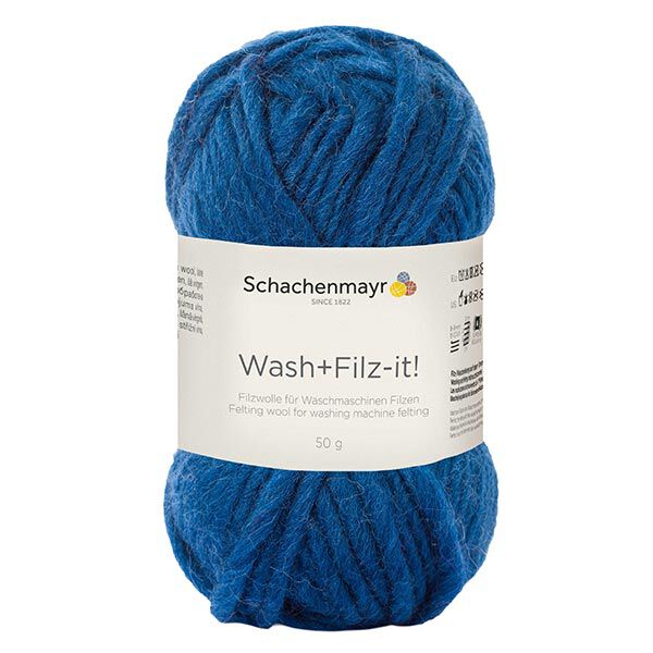 Botties®-Kit Strickset Filz-Hausschuhe [Gr. 42-43] - königsblau/ weiss,  image number 6