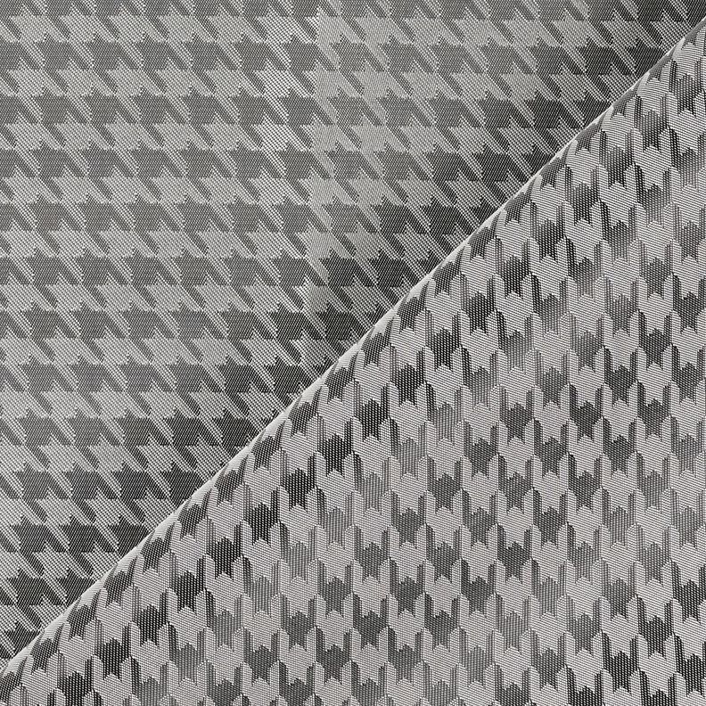 Futterstoff Jacquard Hahnentritt – hellgrau/dunkelgrau,  image number 4
