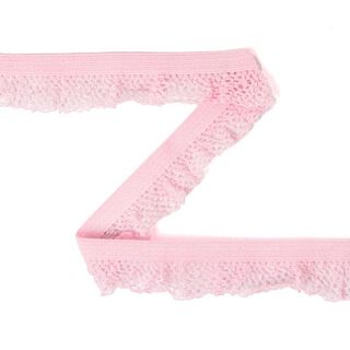 Elastische Rüsche Soft [15 mm] - rosa, 