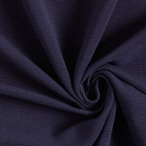 Ottoman-Rippenjersey Uni – marineblau, 