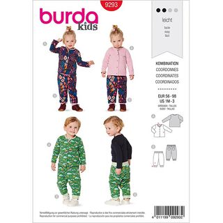 Jacke | Burda 9293 | 56-98, 