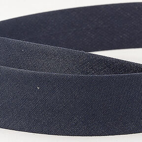 Schrägband Polycotton [20 mm] – marineblau, 