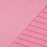 Baumwollstoff Jacquard Karo und Herzchen – pink/weiss,  thumbnail number 4