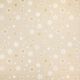 Dekostoff Halbpanama schimmernde Sterne – gold/weiss,  thumbnail number 1