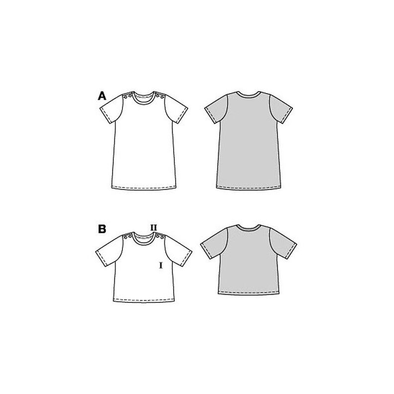 Kleid / Shirt | Burda 9229 | 104-146,  image number 6