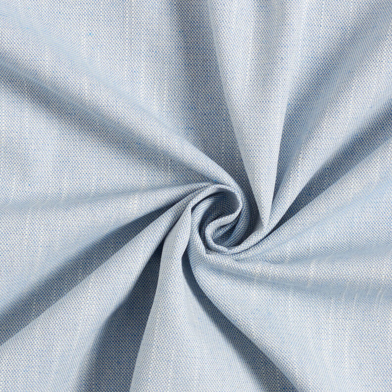 Dekostoff Halbpanama leichte Struktur – hellblau/hellbeige,  image number 1