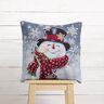 Dekopanel Gobelin Schneemann Lurex – weiss,  thumbnail number 5