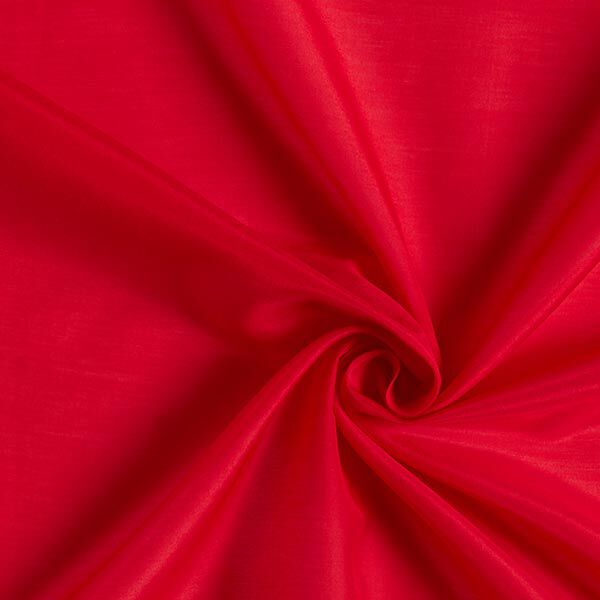 Superleichtes Baumwoll-Seidengewebe Voile – karminrot | Reststück 100cm