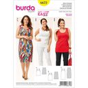 Plus-Size Shirt / Kleid | Burda 6672 | 46-60, 