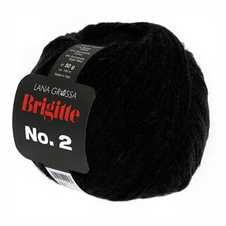 BRIGITTE No.2, 50g | Lana Grossa – schwarz, 