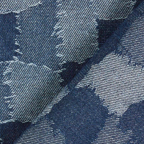 Jeansstoff Patchwork – jeansblau, image number 4