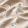 Baumwolljersey Gänse – sand,  thumbnail number 2