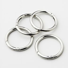 O-Ringe [4 Stk. | Ø 38 mm] – silber metallic, 