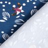 Baumwolljersey Schwalben über der Wiese – indigo,  thumbnail number 4