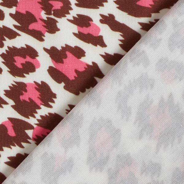 FRINGE ME Leo Pink – wollweiss/pink | Albstoffe | Hamburger Liebe, image number 4