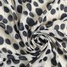 Chiffon abstrakte Kreise – weiss/schwarz,  thumbnail number 3