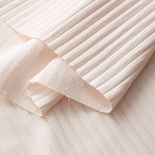 Stretch Jacquard 3D Streifen | Fibre Mood – wollweiss | Reststück 50cm