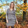 Strickstoff Glitzerpailletten Querstreifen – grau,  thumbnail number 4