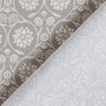Baumwollstoff Cretonne Blumen und Ranken – silbergrau/weiss,  thumbnail number 4