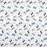French Terry Sommersweat Game On Digitaldruck – weiss,  thumbnail number 1