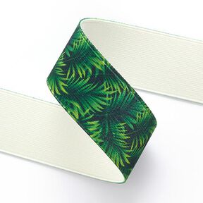Gummiband Jungle [ 3,5 cm ] – grasgrün, 